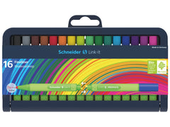 Liner Link-It, 0.4 mm, 16 culori / set, Schneider