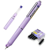 Stilou Retractabil, 5 Rezerve Cerneală, Vârf F, Writech