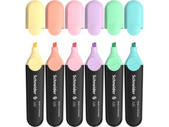 Textmarker Job Pastel, 6 culori / set, Schneider