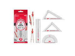 Trusă Geometrie, Metalică, Atinge Excelența, TG010, Daco