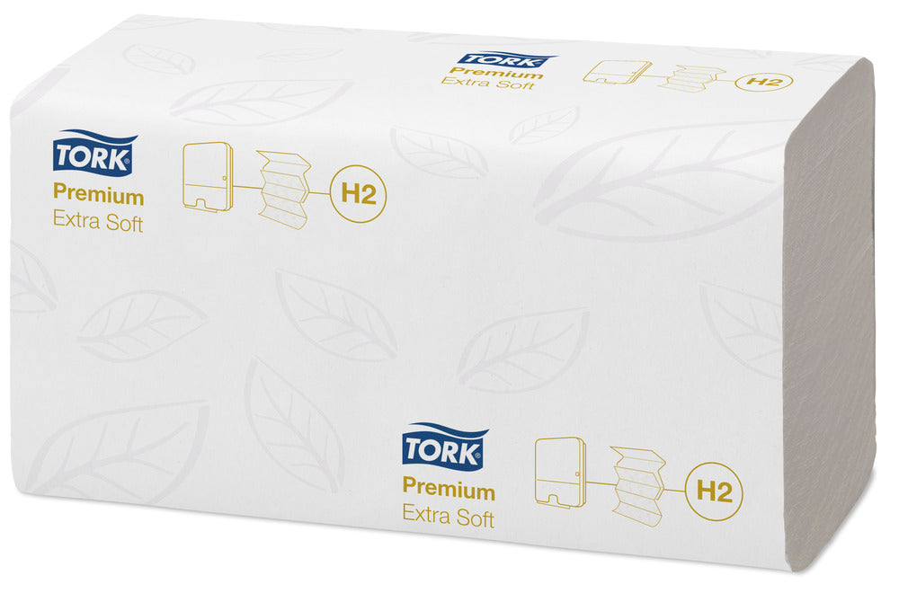 Prosop Hârtie Pliat, 2 Straturi, 100 buc/pacher, ExtraSoft, 100297, Tork