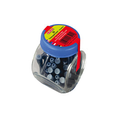 Set Patroane de Stilou, Albastru Royal, 50 Bucăţi, Recipient de Sticlă, Herlitz, 10314847