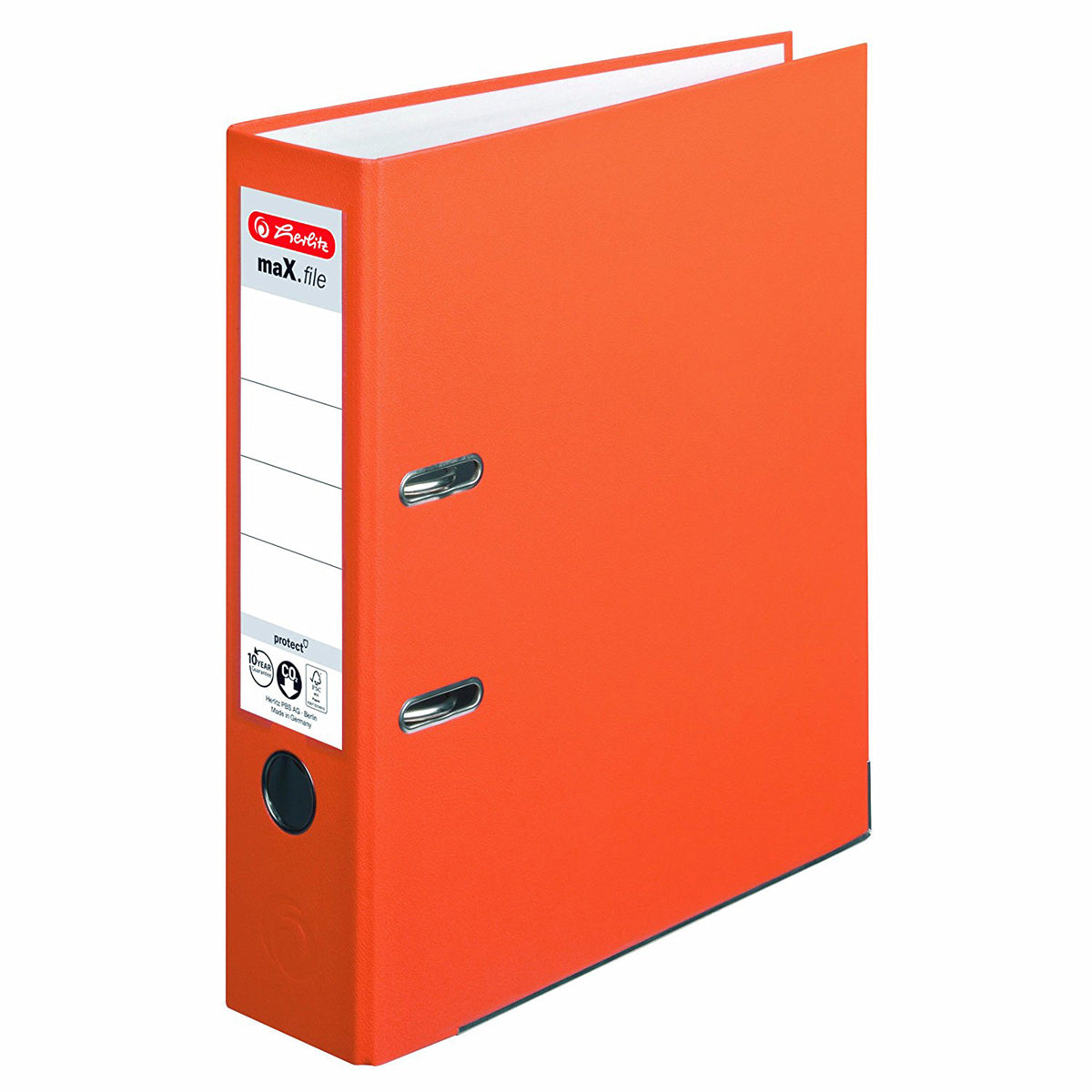 Biblioraft A4, Plastifiat, 75mm, Diverse Culori, Herlitz
