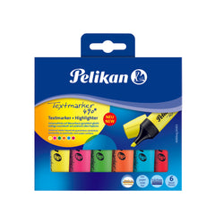 Textmarker 490, 6 culori / set, Pelikan