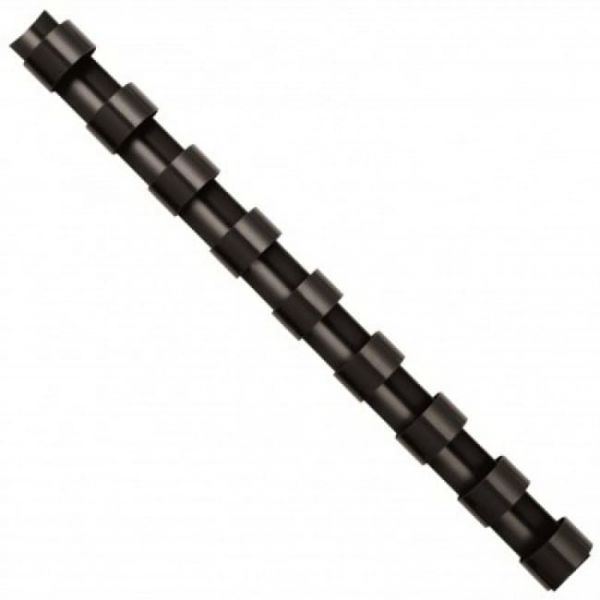 Inele din Plastic, 6 mm, 25 Coli, 100 buc/cut, Negru, Optima