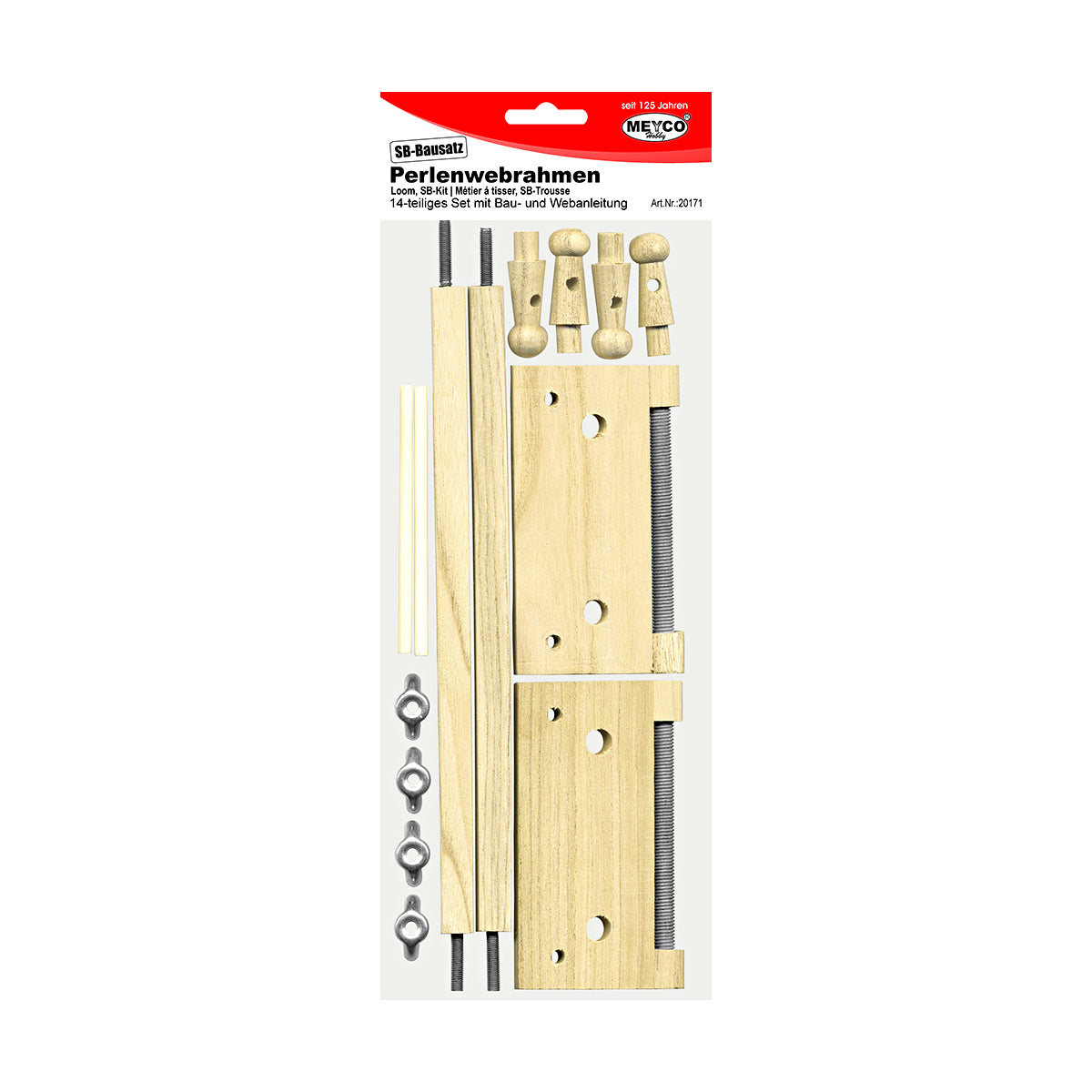 Dispozitiv Cadru Pentru Mărgelit, Kit Lemn, Meyco, 36649