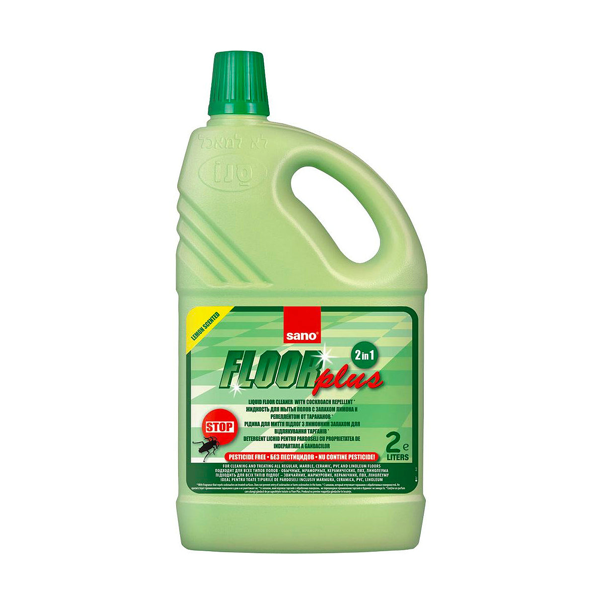 Detergent Pentru Pardoseli, 2 Litri, Plus, Sano Floor, 423635