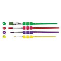 Pensule Sintetice, 4 buc/set, Faber Castell