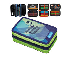 Penar Echipat, 3 Fermoare, 31 Piese, Motiv Green Goal, Herlitz