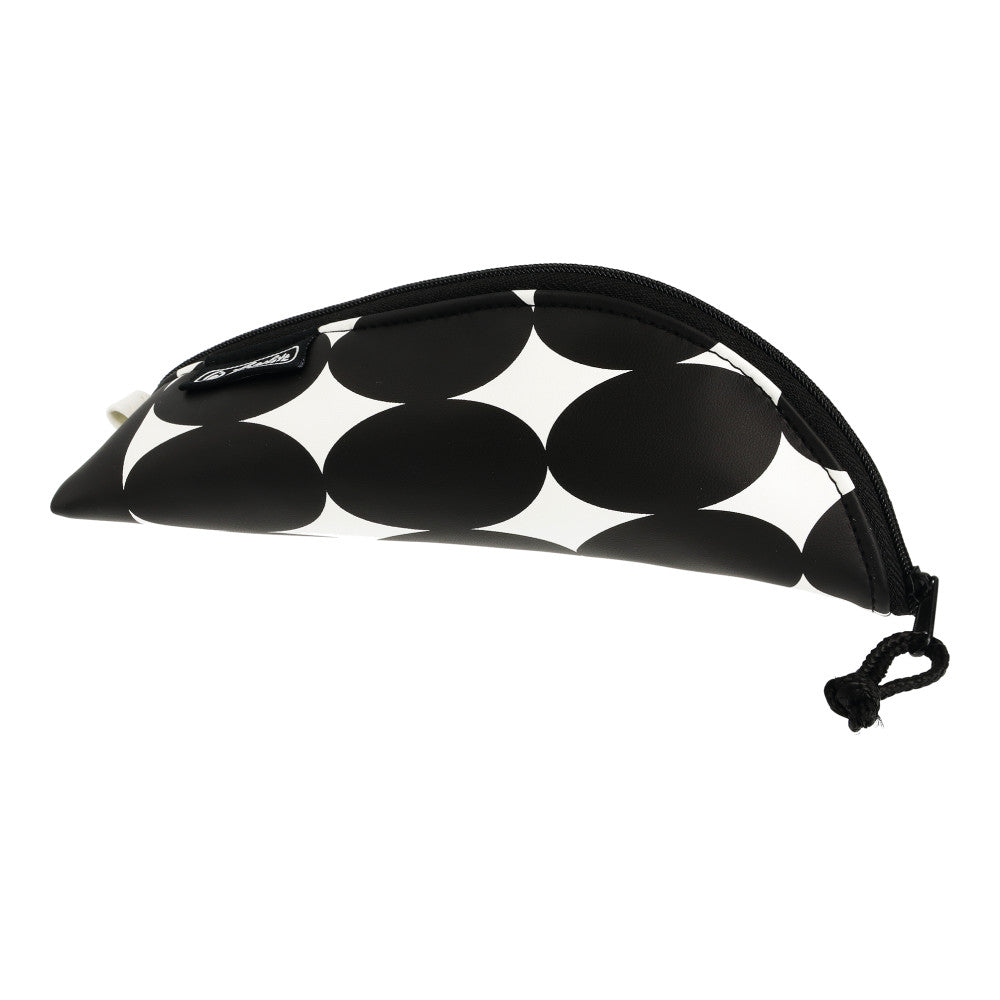 Necessaire din Piele Sintetică, Motiv Just Black, Herlitz