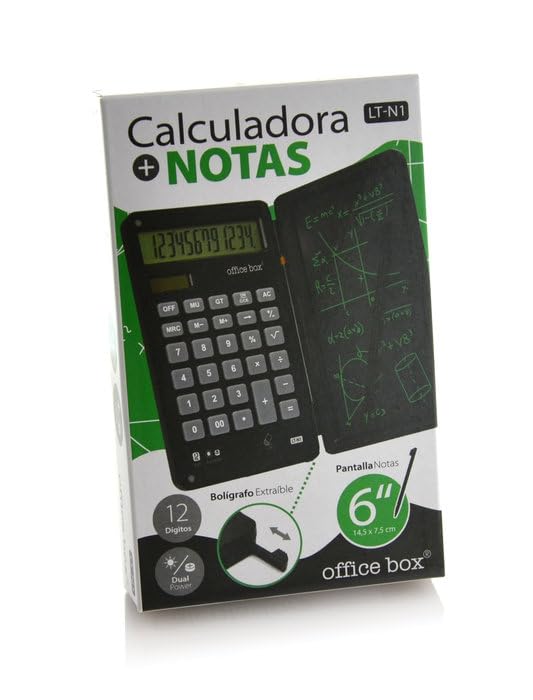 Calculator, 12 digiți, LT-N1, Pliabil cu Tabletă LCD pentru Scris de Mână, Office Box