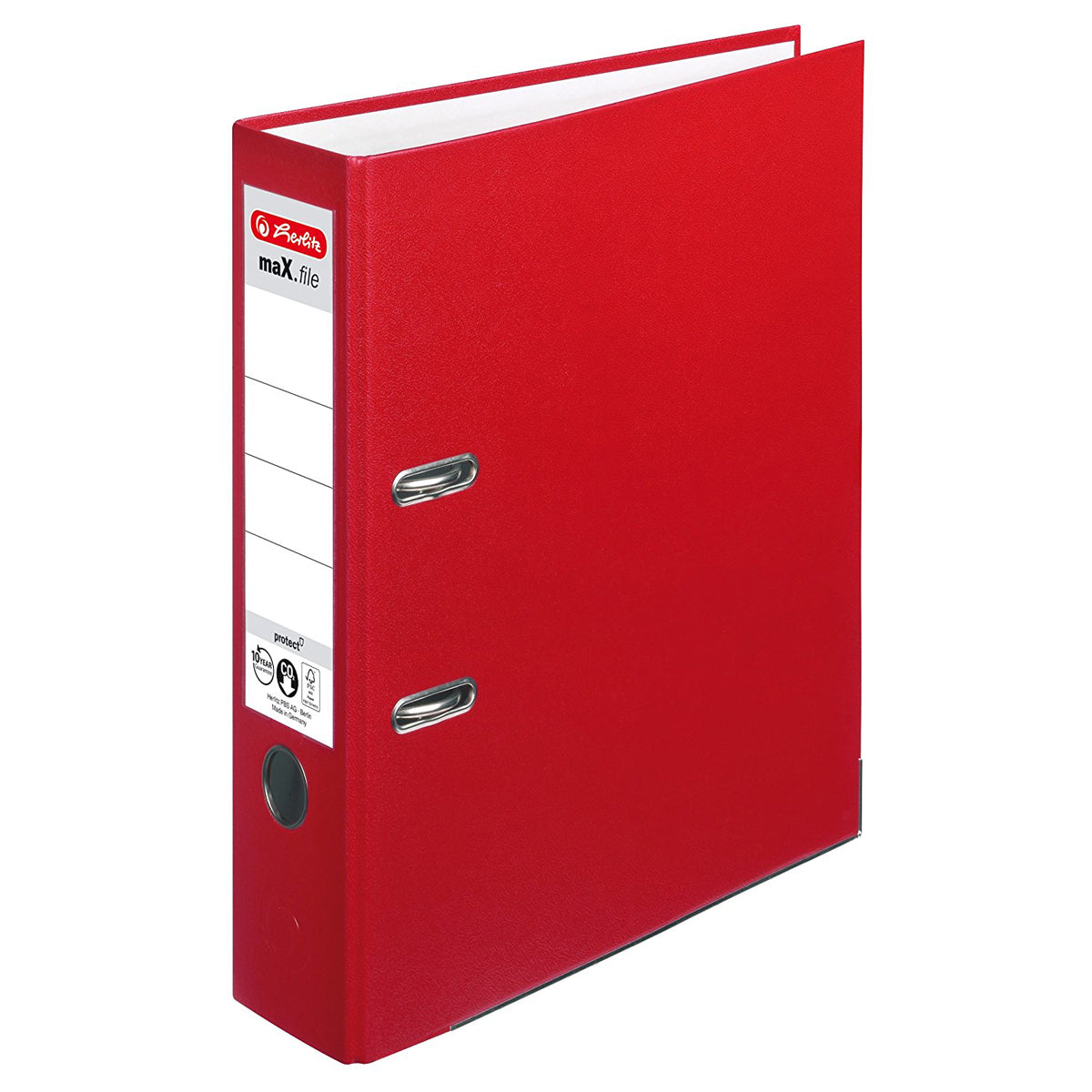 Biblioraft A4, Plastifiat, 75mm, Diverse Culori, Herlitz