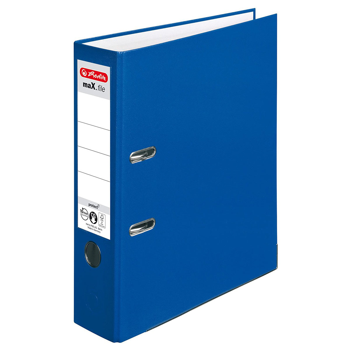 Biblioraft A4, Plastifiat, 75mm, Diverse Culori, Herlitz