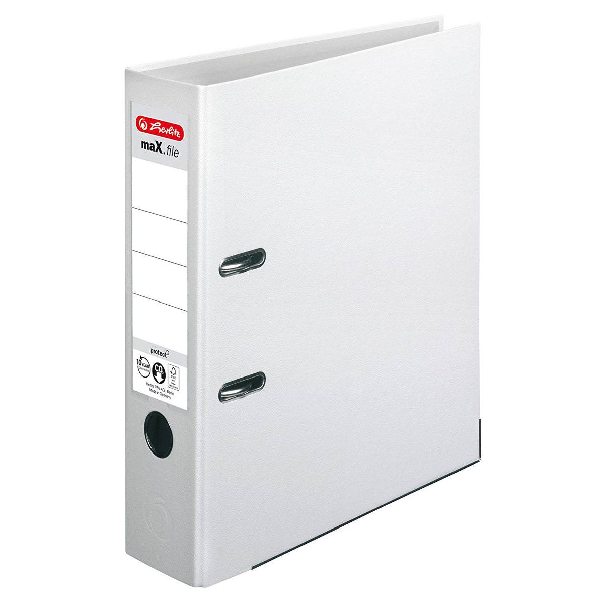 Biblioraft A4, Plastifiat, 75mm, Diverse Culori, Herlitz