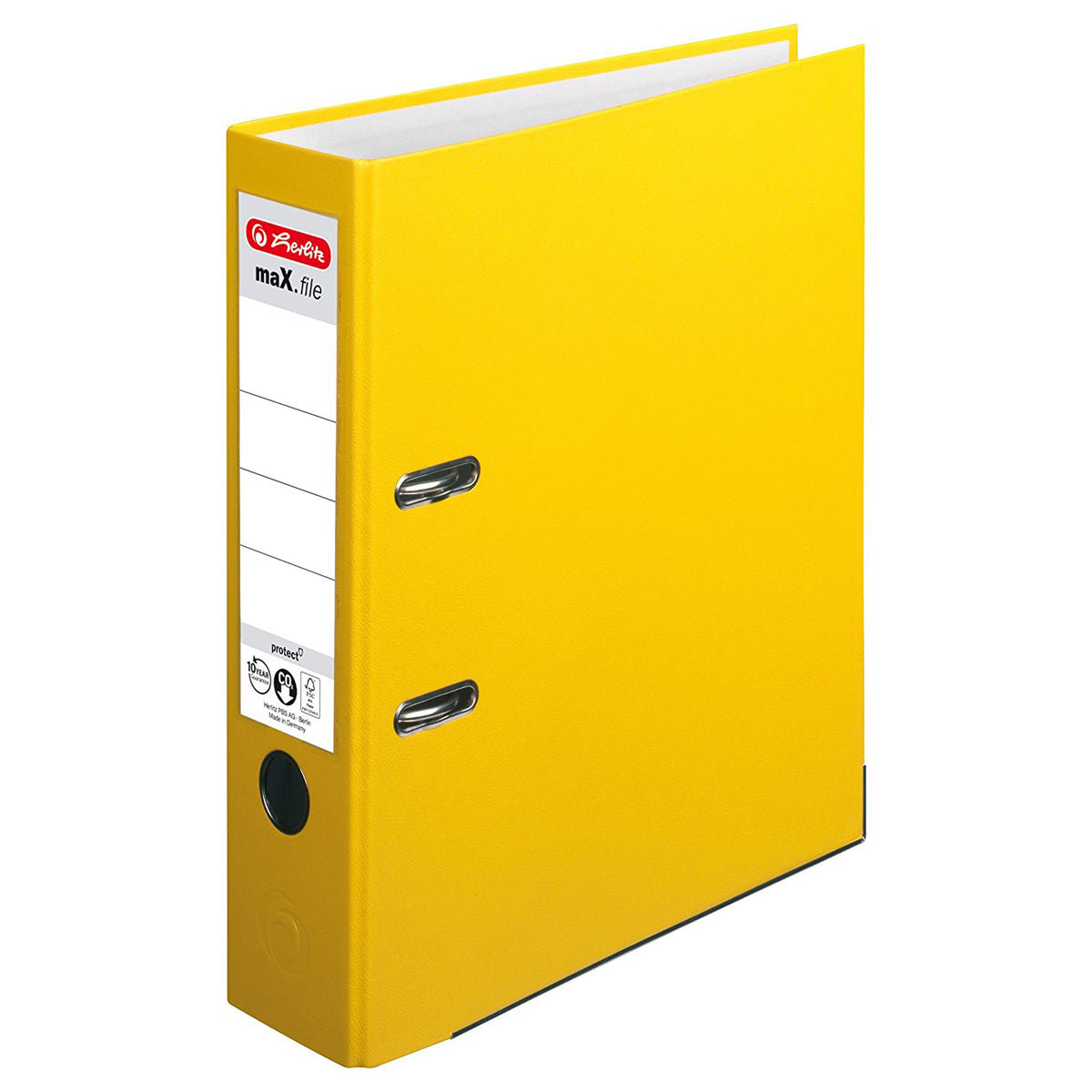 Biblioraft A4, Plastifiat, 75mm, Diverse Culori, Herlitz