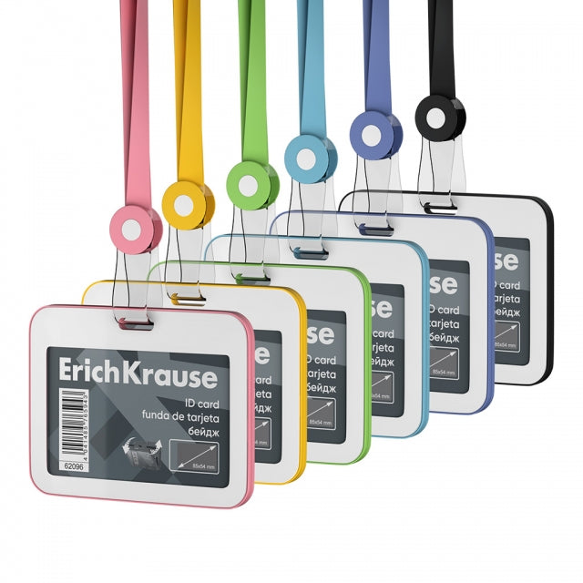 Ecuson Orizontal, 85 x 54 mm, cu Șnur din Silicon, ErichKrause