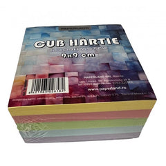 Cub Hârtie Color, 9 x 9 cm, 500 file, Paperland