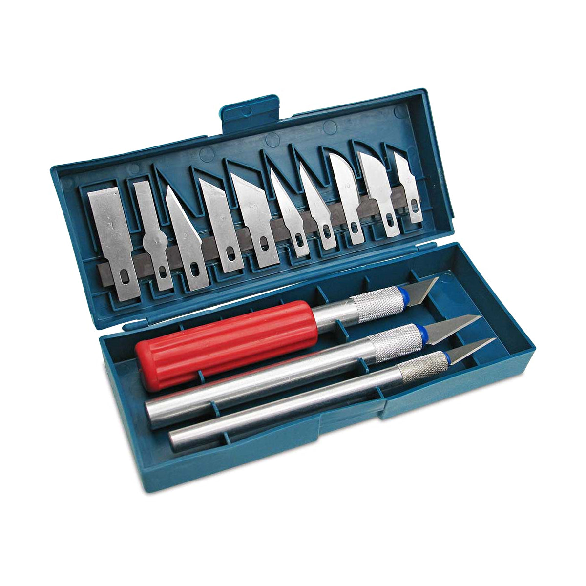 Set Cuttere de Precizie, 3 Bucăţi & 13 Lame Diferite, Meyco, 65080