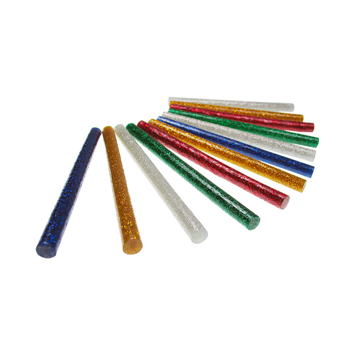 Batoane Adezive cu Glitter, 6.5 mm x 10 cm, 12 buc/set, Meyco
