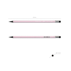 Creion HB cu Radieră, Dots, ErichKrause