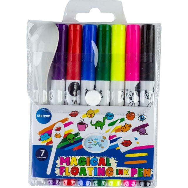 Markere Magical Floating, cu Vopsea Plutitoare, 7 buc/set, Centrum
