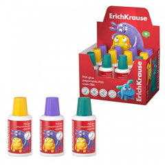 Lipici Lichid cu Pensulă, Alb, 20 ml, Erichkrause