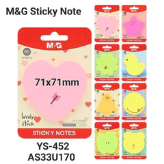 Notes Adezive,  Forme Fancy, 60 file/set, M&G