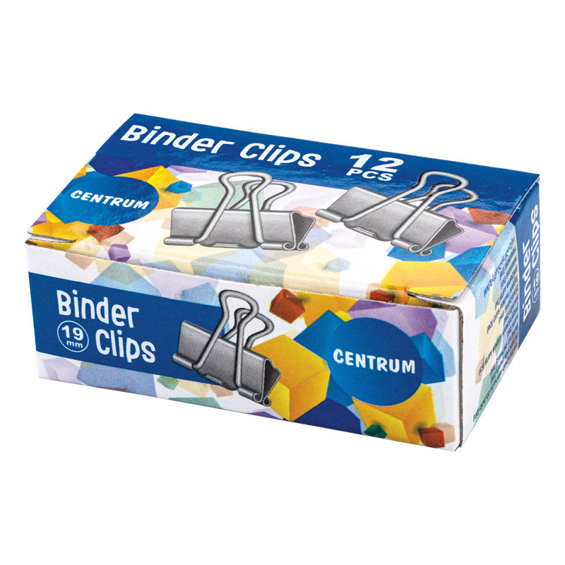 Clips Hârtie, 15 & 19 & 25 & 32 & 41 & 51 mm, 12buc/cutie, Centrum