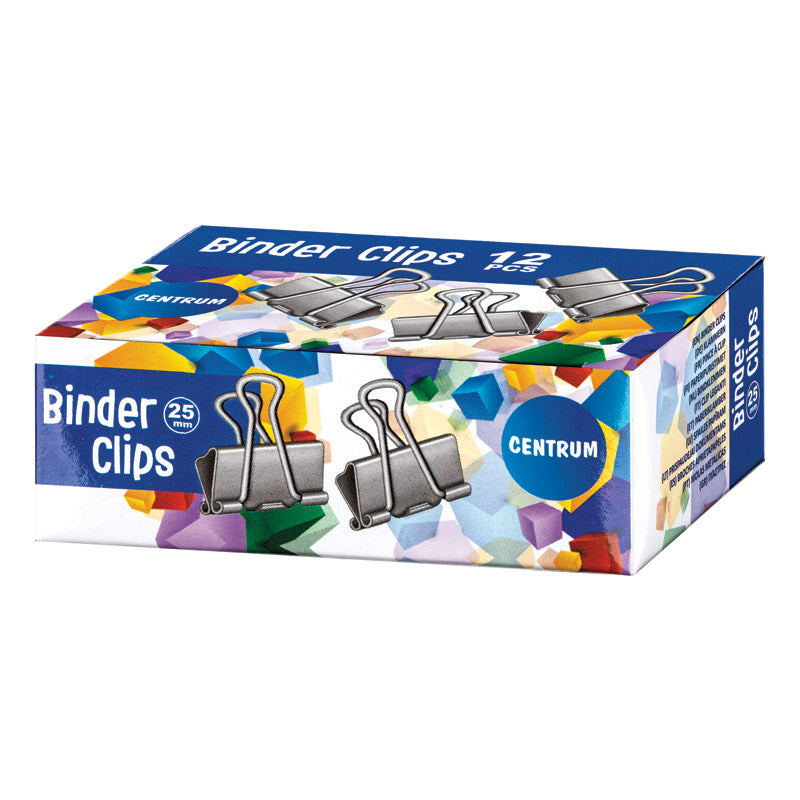 Clips Hârtie, 15 & 19 & 25 & 32 & 41 & 51 mm, 12buc/cutie, Centrum