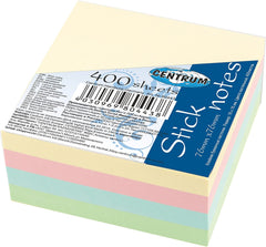 Notes Autoadeziv, 76 x 76 mm, 400 file, Centrum