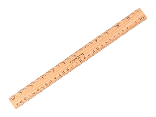 Riglă Lemn, 30 cm, Centrum