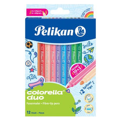Carioci Colorella Dou, 12 culori/set, Pelikan