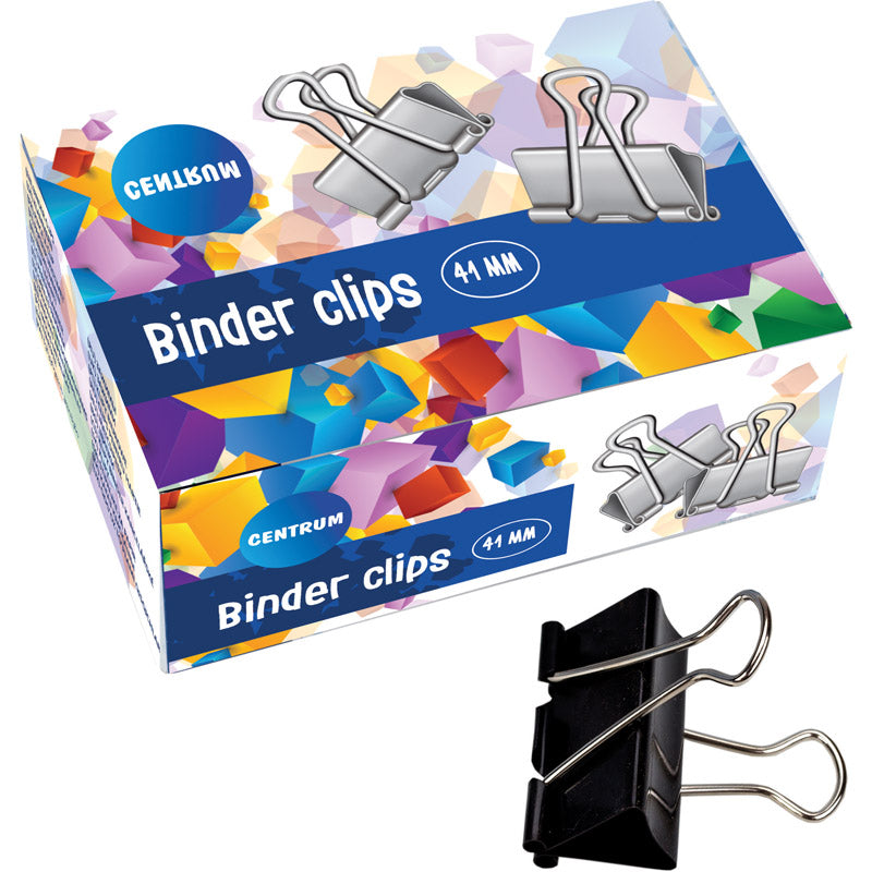 Clips Hârtie, 15 & 19 & 25 & 32 & 41 & 51 mm, 12buc/cutie, Centrum