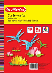 Carton Color A4, 100 buc/set, 160g/mp, Herlitz