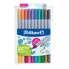 Carioci Colorella Twin, 10 = 20 culori/set, Pelikan