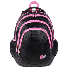 Ghiozdan, 4 Compartimente, Black Glitter, BP06, St.Right