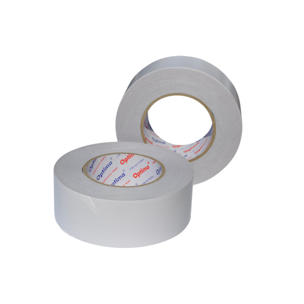 Bandă Dublu Adezivă, 50 mm x 50m, Optima