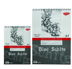 Bloc Schițe, A4 & A3, 30 file, 160 g/mp, Daco