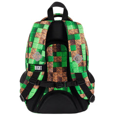 Ghiozdan, 4 Compartimente, Pixel Cubes, BP04, St.Right