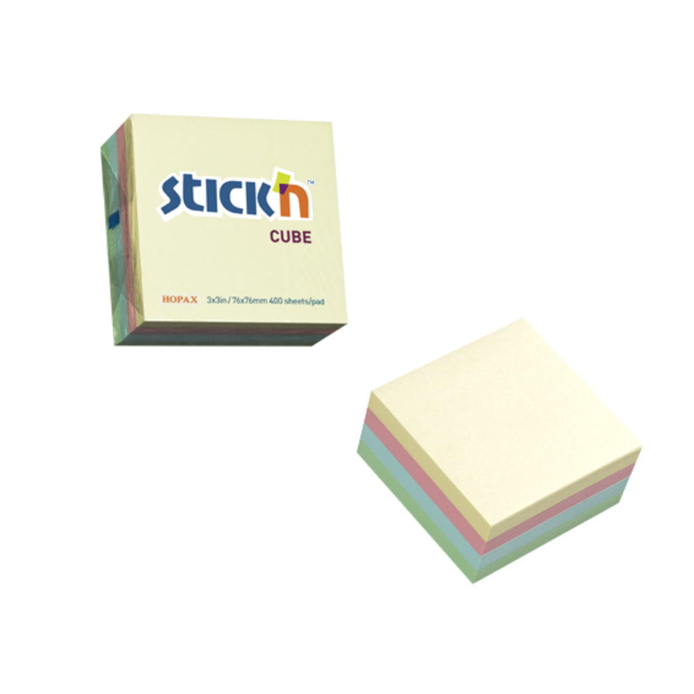 Notes Autoadeziv, 76 x 76 mm, 400 file, Stick"n