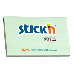 Notes Autoadeziv Pastel, 76 x 127 mm, 100 file, Stick"n