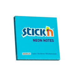 Notes Autoadeziv Neon, 76 x 76 mm, 100 file, Stick"n