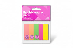 Index Hârtie, Neon, 15 x 50 mm, 5 x 100 file/set, ErichKrause