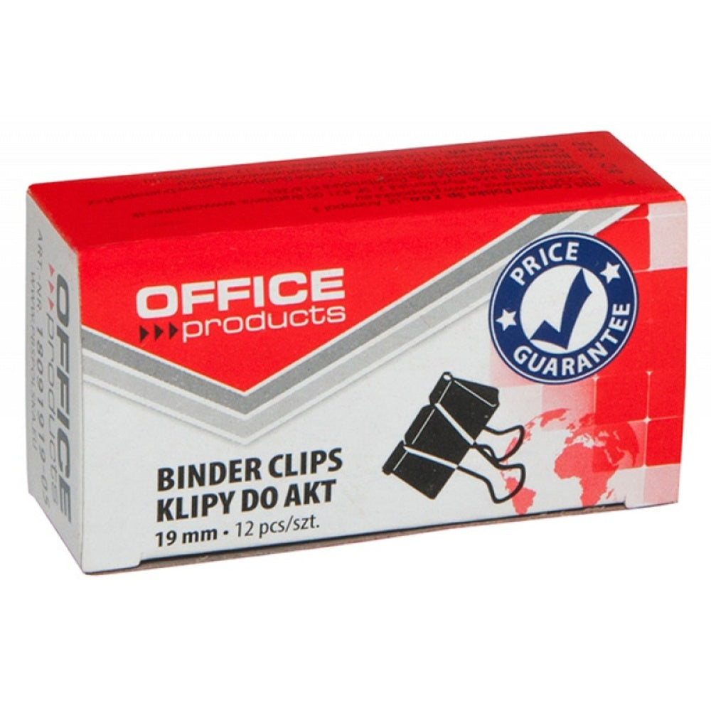 Clip Hârtie, 15 mm, 19 mm, 25 mm, 32 mm, 41m, 51 mm, 12buc/cutie, Office products