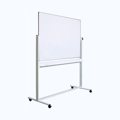 Tablă Albă Magnetică, Față Dublă, Rotativă, Stand Mobil, Profil Aluminiu, Diferite Dimensiuni, Optima, OP-25090120, OP-25100150, OP-25100180, OP-25100200, OP-25120180