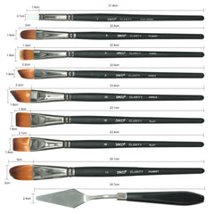 Pensule, Clarity, 15 +1 buc/set, Daco