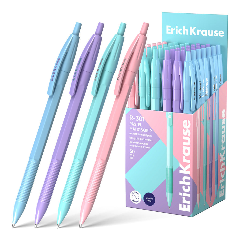 Pix cu Mecanism, Pastel Matic & Grip, R-301, 0.7, ErichKrause