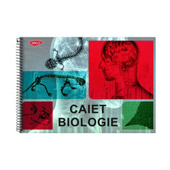 Caiet Biologie, A4, 24 File, Spiră, CT303, Daco