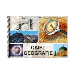 Caiet Geografie, A4, 24 File, Spiră, CT302, Daco