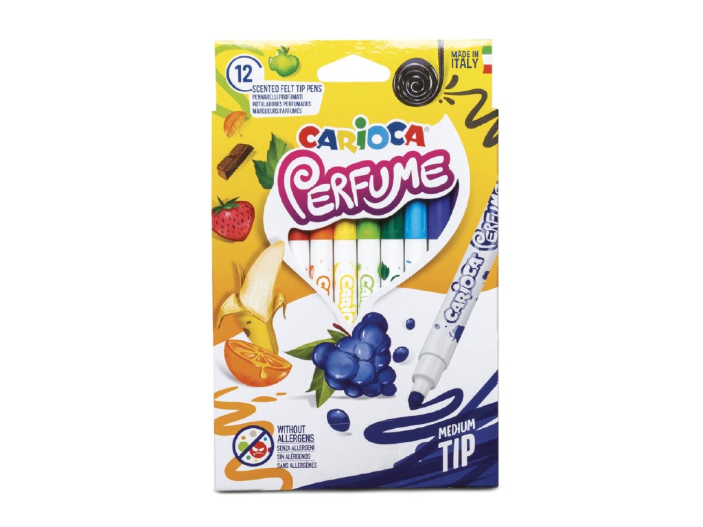 Carioca Perfume, 12 culori/set, Carioca